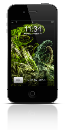 Abstract Fractals 001 Apple iPhone 4 thumbnail