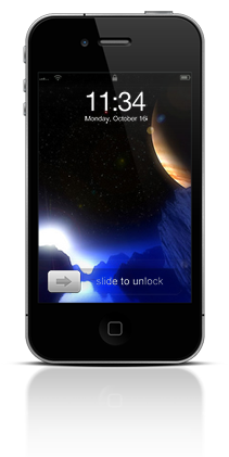 Blue Light Lake Apple iPhone 4 thumbnail
