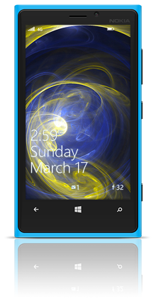 Abstract Circles 001 Nokia Lumia 920 BLUE thumbnail