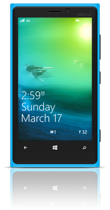 Dune Planet 002 Nokia Lumia 920 BLUE thumbnail