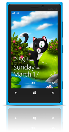 Lovely Cat Adventures 001 Nokia Lumia 920 BLUE thumbnail