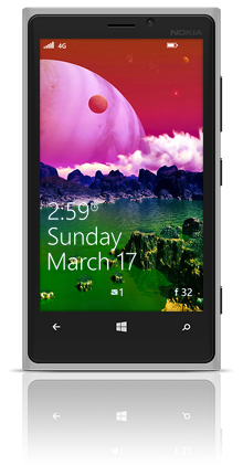 Alien Poppies 002 Nokia Lumia 920 GREY thumbnail