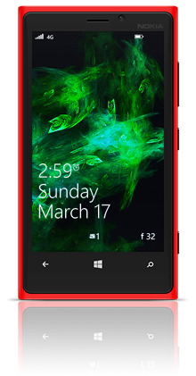 Abstract Autumn Leaves 002 Nokia Lumia 920 RED thumbnail