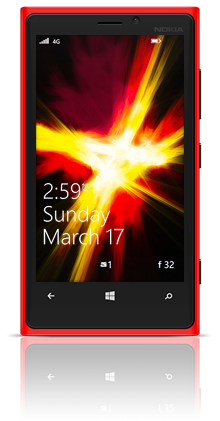 Abstract Fire 002 Nokia Lumia 920 RED thumbnail
