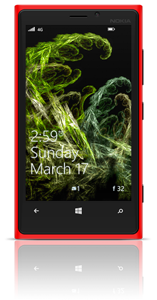 Abstract Fractals 001 Nokia Lumia 920 RED thumbnail