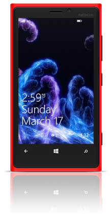 Abstract Fractals 002 Nokia Lumia 920 RED thumbnail