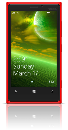 Alien Sea 001 Nokia Lumia 920 RED thumbnail