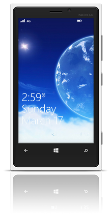 Aqua Moon 004 Nokia Lumia 920 WHITE thumbnail