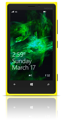 Abstract Autumn Leaves 002 Nokia Lumia 920 YELLOW thumbnail