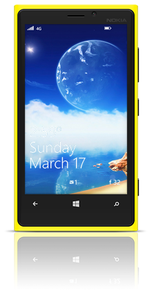 Aqua Moon 001 Nokia Lumia 920 YELLOW thumbnail