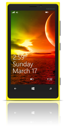 Far Away Sunset 004 Nokia Lumia 920 YELLOW thumbnail