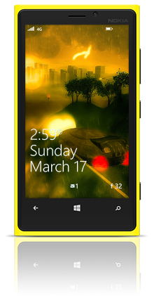 Futur Rain 002 Nokia Lumia 920 YELLOW thumbnail