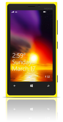 Infinite Sunset Nokia Lumia 920 YELLOW thumbnail
