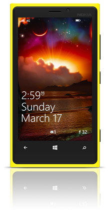 Majestic Storm 001 Nokia Lumia 920 YELLOW thumbnail
