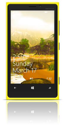 Prehistoric Bank 002 Nokia Lumia 920 YELLOW thumbnail