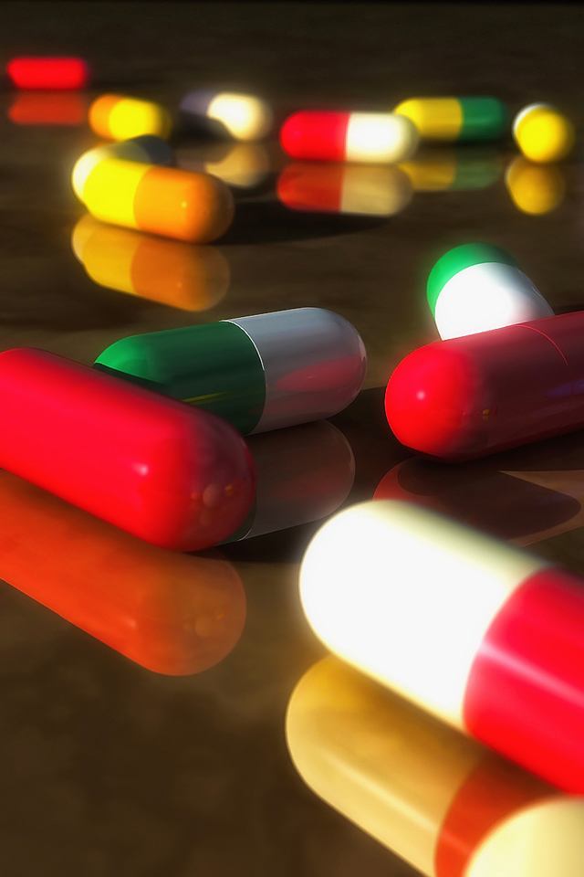 Capsules 001 wallpaper for 640x960 mobile devices