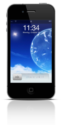 Aqua Moon 004 Apple iPhone 4 thumbnail