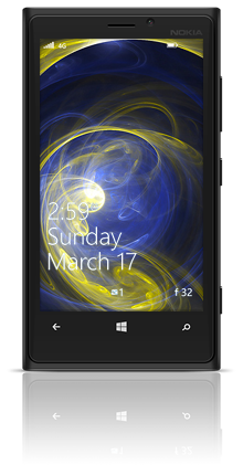 Abstract Circles 001 Nokia Lumia 920 BLACK thumbnail