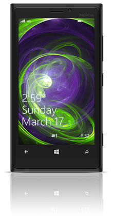 Abstract Circles 002 Nokia Lumia 920 BLACK thumbnail