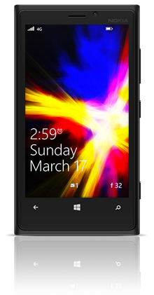 Abstract Fire 001 Nokia Lumia 920 BLACK thumbnail