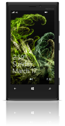 Abstract Fractals 001 Nokia Lumia 920 BLACK thumbnail