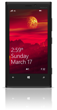 Alien Moon 002 Nokia Lumia 920 BLACK thumbnail