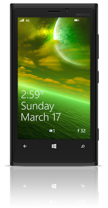 Alien Sea 001 Nokia Lumia 920 BLACK thumbnail