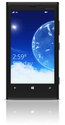 Aqua Moon 004 Nokia Lumia 920 BLACK thumbnail