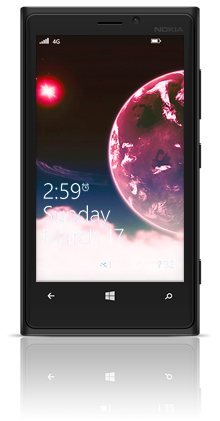 Aqua Moon 005 Nokia Lumia 920 BLACK thumbnail