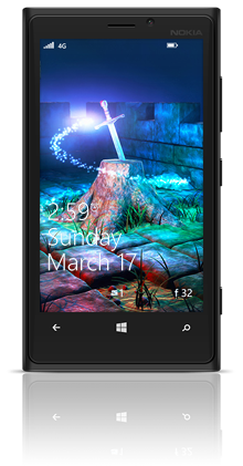 Excalibur 001 Nokia Lumia 920 BLACK thumbnail