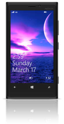 Far Away Sunset 002 Nokia Lumia 920 BLACK thumbnail