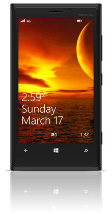Far Away Sunset 003 Nokia Lumia 920 BLACK thumbnail