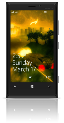 Futur Rain 002 Nokia Lumia 920 BLACK thumbnail