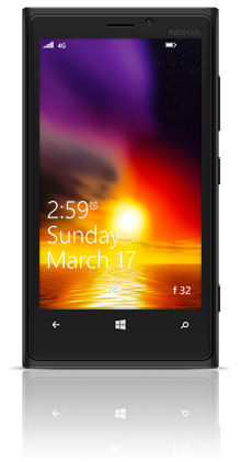 Infinite Sunset Nokia Lumia 920 BLACK thumbnail