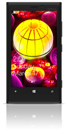 Lampiony 006 Nokia Lumia 920 BLACK thumbnail