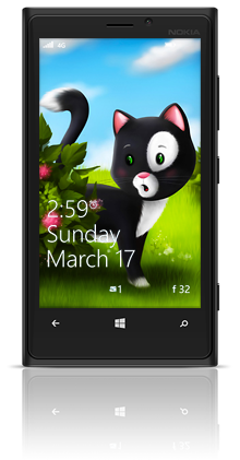Lovely Cat Adventures 002 Nokia Lumia 920 BLACK thumbnail