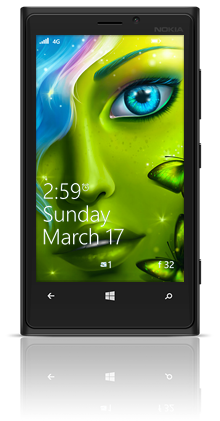 Magical Fairy 001 Nokia Lumia 920 BLACK thumbnail