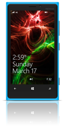 Abstract Carvern 001 Nokia Lumia 920 BLUE thumbnail