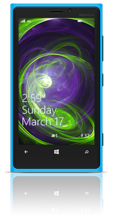 Abstract Circles 002 Nokia Lumia 920 BLUE thumbnail