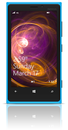 Abstract Circles 003 Nokia Lumia 920 BLUE thumbnail