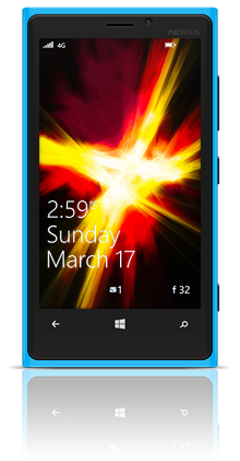 Abstract Fire 002 Nokia Lumia 920 BLUE thumbnail