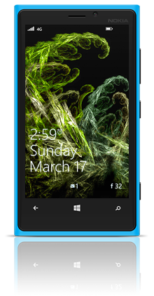 Abstract Fractals 001 Nokia Lumia 920 BLUE thumbnail