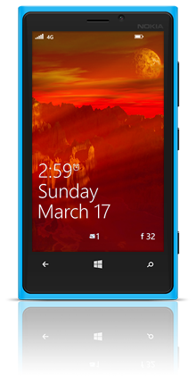 Alien Moon 001 Nokia Lumia 920 BLUE thumbnail