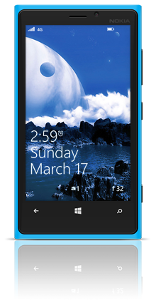 Alien Poppies 003 Nokia Lumia 920 BLUE thumbnail