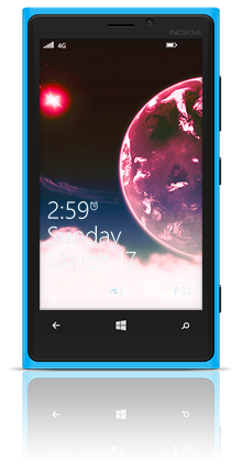 Aqua Moon 005 Nokia Lumia 920 BLUE thumbnail