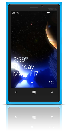 Blue Light Lake Nokia Lumia 920 BLUE thumbnail