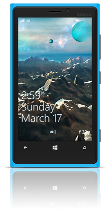 Blue Planets System 001 Nokia Lumia 920 BLUE thumbnail