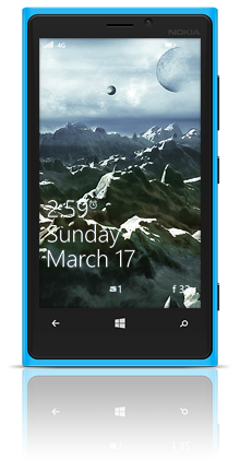 Blue Planets System 002 Nokia Lumia 920 BLUE thumbnail