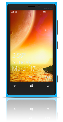 Centauri Sunset 001 Nokia Lumia 920 BLUE thumbnail