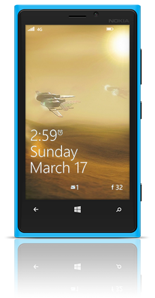 Dune Planet 001 Nokia Lumia 920 BLUE thumbnail
